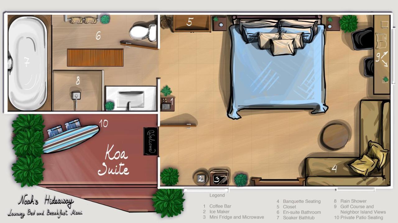لاهينا Noahs Hideaway Luxury B&B المظهر الخارجي الصورة